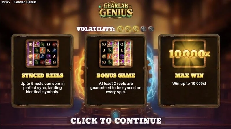 Gearlab Genius - tiradas gratuitas Spark of Genius